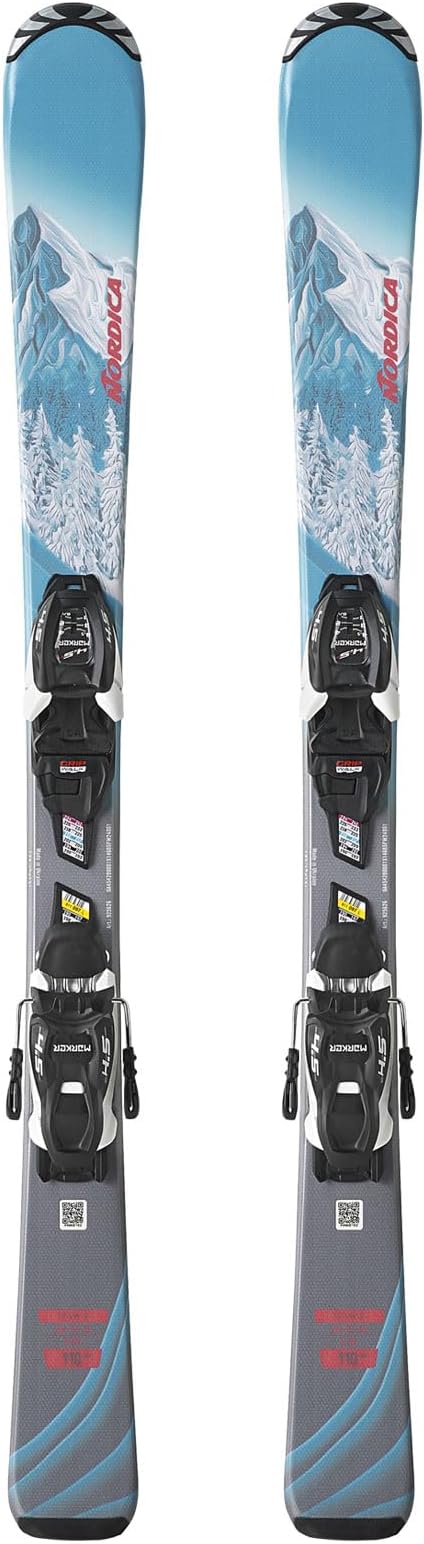 Nordica Team G Kid's Frontside Skis w/ System Bindings