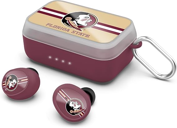 SOAR NCAA Wireless Sport Earbuds: Comfortable Fit & Convenient Charging