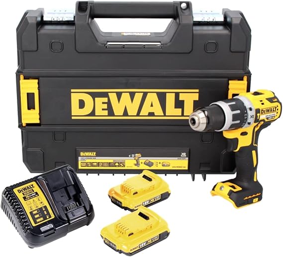 Dewalt DCD796D2/QW Çift Akülü Kömürsüz Profesyonel Darbeli Matkap,18Volt/2.0Ah Li/Ion