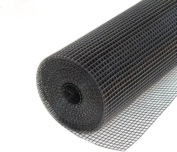 23ga. Hardware Cloth Roll - Black PVC Coated - 1/4 inch Mesh (1/4inch 3' x 100')