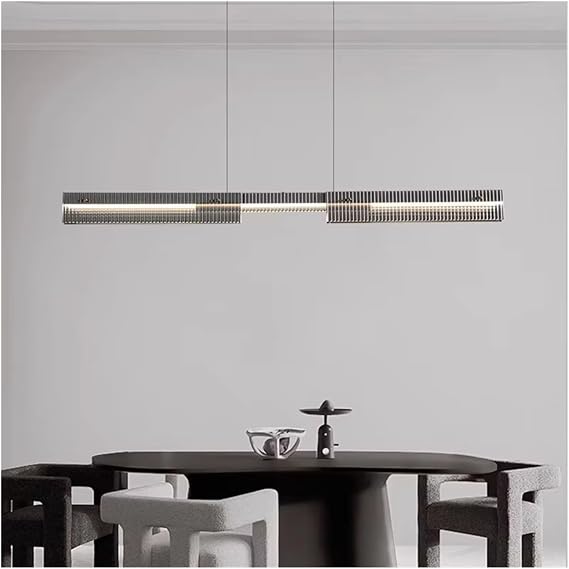 Home Decor Led Lights Pendant Light Lamps for Living Room Chandeliers for Dining Room Hanging Light Indoor Lighting,Modern Lighting 1(Black,120cm)