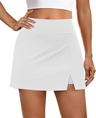 NIASHOT Womens Skort with Pockets Summer Fashion Tennis Skirt Mini Golf Clothes Athletic Outfits High Waisted Workout Skorts