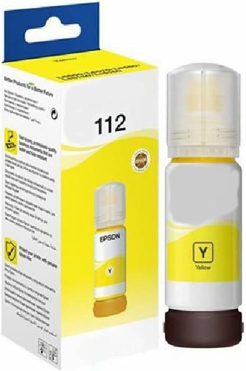 Photo Print Epson 112 L6550 Yellow Imported Equivalent Pigmented Ink 70 Ml