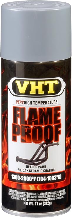 VHT Flameproof Coating, Gray, Flat ESP100000-1 Each