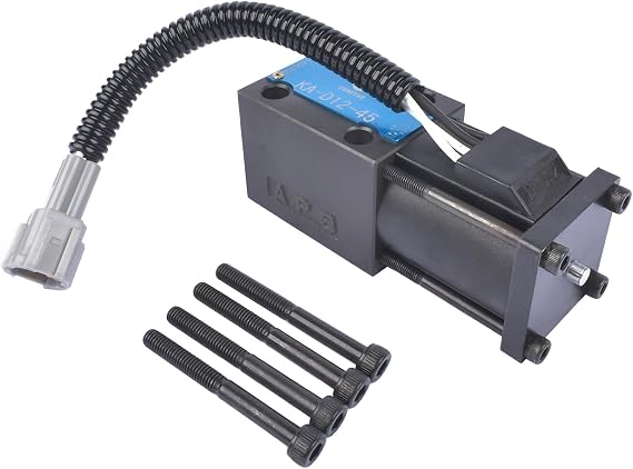 12V Solenoid Valve Coil Replacement for Mitsubishi Caterpillar Forklift Truck FD/G10-30N L01 L02 Part# 91A2830010, 91A28-30010