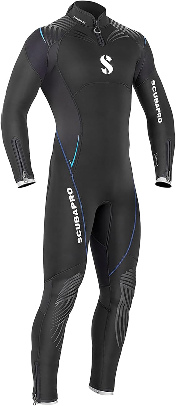 SCUBAPRO Definition Steamer, Men, 5mm, Black/Blue, LS