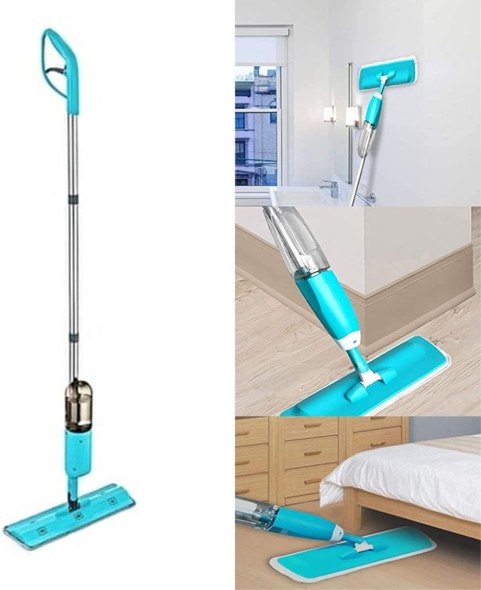 Buffer® Rotary Head Spray Mop Parquet Wood Tiles Cleaner Water Hopper Magic Mop