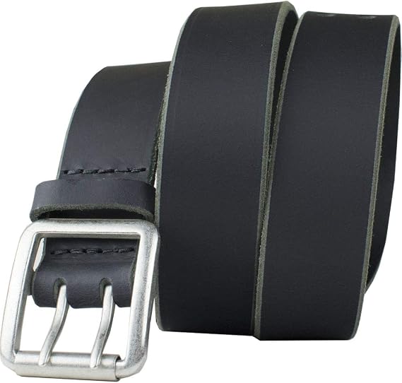 Ridgeline Trail Belt - Full Grain Leather Belt with Certified Nickel Free Double Pin Buckle