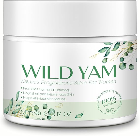 Wild Yam Cream, Wild Yam Cream Organic for Hormone Balance, Natural Balancing Creams for Women, Rich in Vitamins, Alleviate Menopause-Related Issues, Nourish The Skin