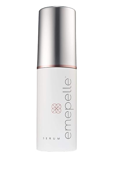 Emepelle Face Serum with MEP Technology, Brightening and Ultra Hydrating Serum for Aging Skin with Antioxidants, Hyaluronic Acid, and Peptides, 1.2 Oz