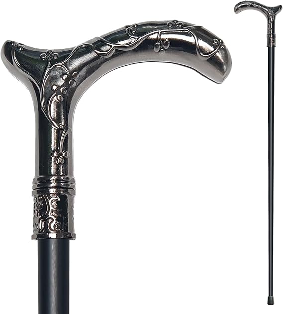 Walking Cane for Men & Women - Heavy Duty 500+ lbs Capacity, Gothic