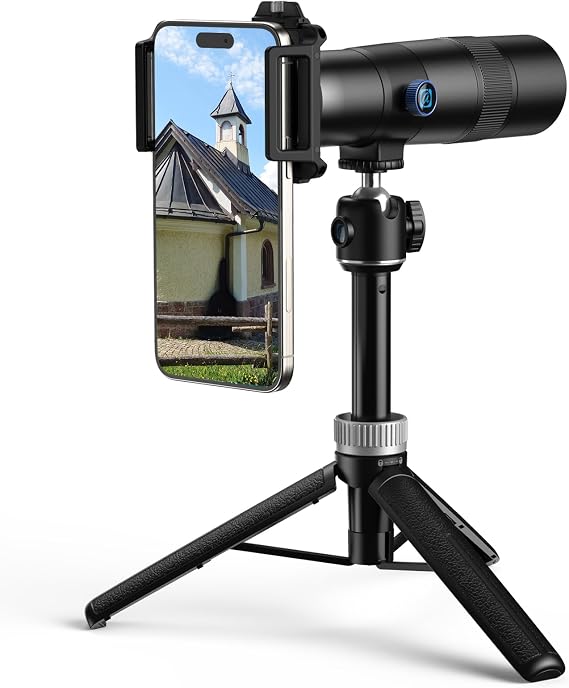 APEXEL Smartphone Telephoto Lens, 30x Monocular Smartphone, High Magnification, High-Quality, Clear and Beautiful Pictures, Lightweight and Easy to Carry, Smartphone Lens Compatible with 99.9%