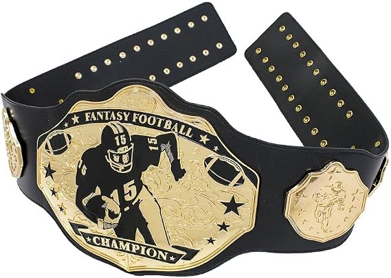 Undisputed Belts Fantasy Football Championship Belt Trophy Prize Stiff Arm