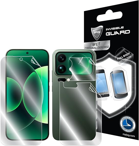Xiaomi 17 Pro Max için IPG Hydrogel Tam Kaplama (Ekran+Arka Koruma)