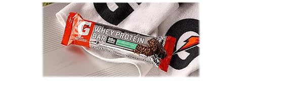 Gatorade Whey Protein Recover Bars, Mint Chocolate Crunch, 2.8 ounce bars (12 Count)