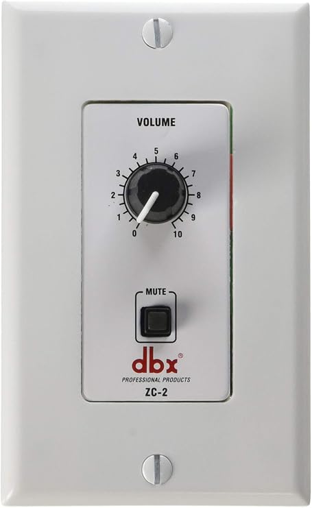 dbx ZC-2 Wall-Mounted Zone Controller White