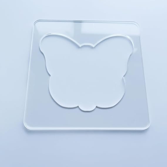 CHENRUI Quilting Template, Acrylic Quilting Ruler for Free Motion Quilting on Domestic Machine (Butterfly)