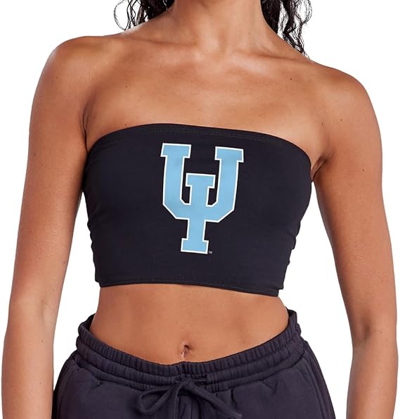 Campus Lab Official Collegiate Secondary Logo Women's Tube Top, Strapless Casual Sleeveless Single Layer Top