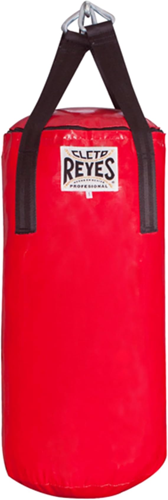 CLETO REYES Heavy Hanging Punching Bag for Adults Boxing Training Equipment, MMA, Kickboxing, Muay Thai, Nylon-Canvas, Small, Classic Red