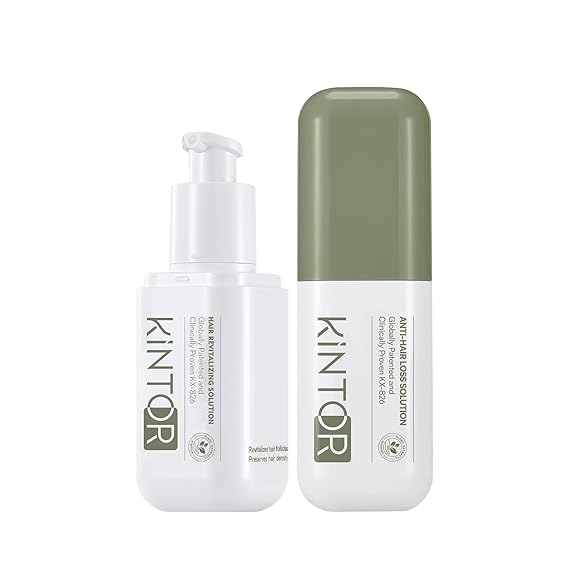 0.5% KX-826 DHT Blocker Hair Thickening Growth Products,Plant-Based Extract Essence Anti-Hair Loss Solution,Hair Spray,3 Days Oil Control 1-2 Weeks Hair Loss Reduction 3-6 Months New Hair Visible