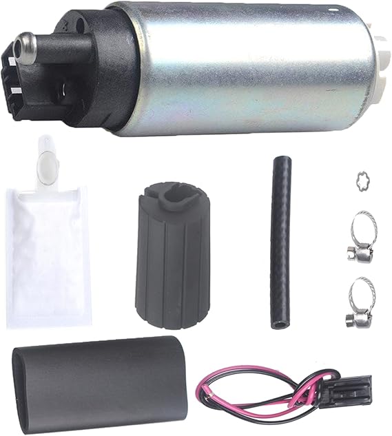 New 1pc Genuine 255 LPH High Flow OE Upgrade Performance Electric Gas Intank EFI Fuel Pump With Installation Kit Compatible with GSS341