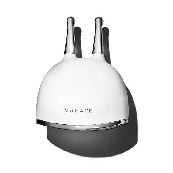 NUFACE Trinity+ Facial Massager + Lip & Eye Attachment - FDA-Cleared Face Sculpting Tool, Targeted Lift for Brows, Eyes & Lips, Reduces & Smooths Smile, Fine Lines - Microcurrent Facial Device