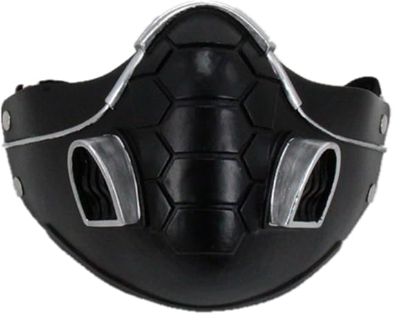 Resin Viper Cosplay Mask Halloween Dance Party Half Face Costume Mask Prop