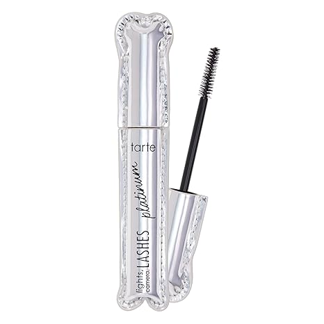 tarte lights, camera, lashes platinum volumizing mascara Black Tinted Peptide Lash Serum mascara for Volume & Length, Smudge-Proof, Flake-Free, Vegan & Cruelty Free