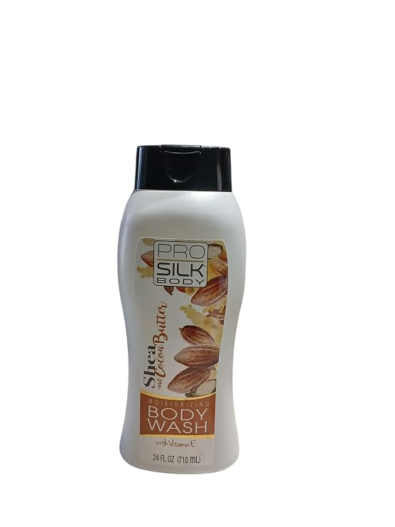 Pro Silk Body Shea and Cocoa Butter Moisturizing Body Wash 1 Pack 24 oz