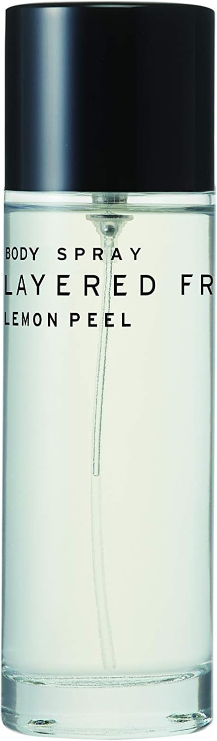 LAYERED FRAGRANCE Layered Fragrance Body Spray Lemon Peel 100ml Fragrance Mist Unisex