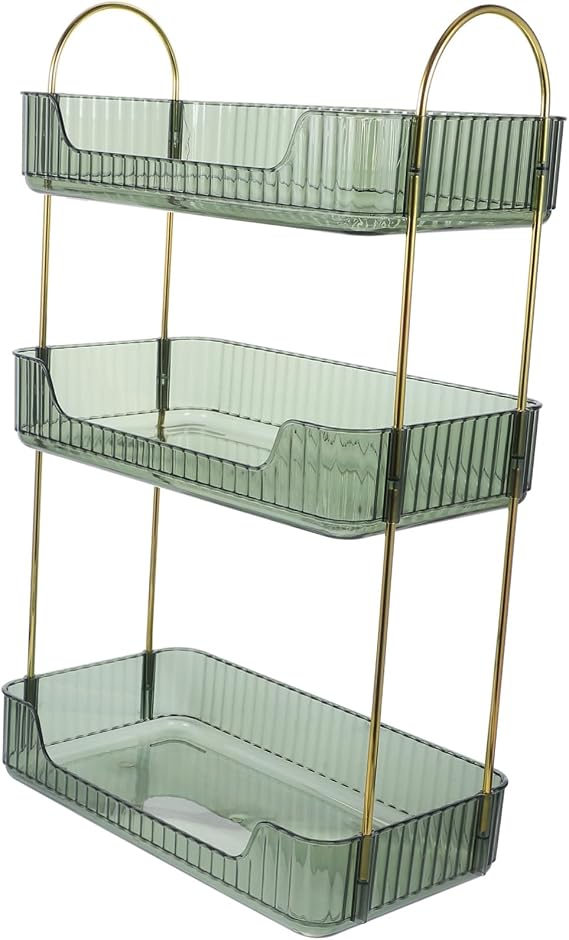 3 Tier Bathroom Organizer Shelf for Countertop Vanity Storage