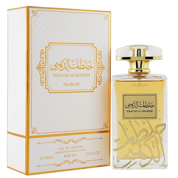 Khaltat Al Dhahabi By Nusuk Eau De Parfum Spray (Unisex) 3.4 Oz (Men)