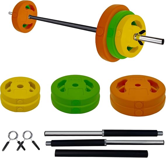 Adjustable Barbell Weight Set, Adjustable Free Weights for Home and Gym Workout