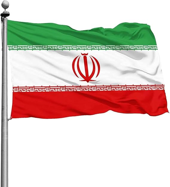 World Cup 2026 Flag - Official National Flag 5ft X 3ft Large Double Sided With Brass Eyelets USA Canada Mexico (Iran)