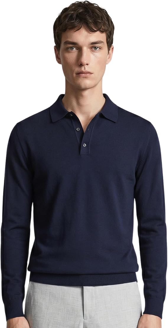 Anthony Jackson Premium Erkek Polo Yaka Triko Kazak Massimiliano