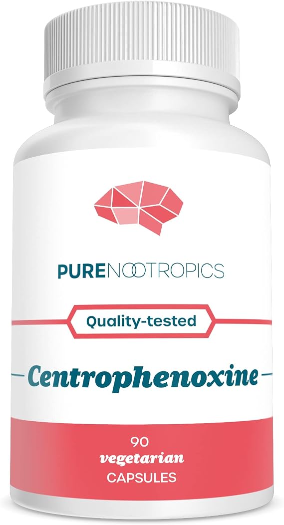 Pure Nootropics Centrophenoxine | 250 mg Capsules | 90 Vegetarian Capsules Value Pack