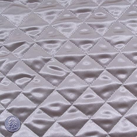 Polyester Quilted Padded Lining Fabric Beige