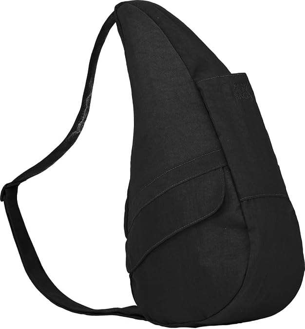 AmeriBag Healthy Back Bag 15" Nylon Crossbody Sling | Organized Ergonomic Shoulder Bag for Everyday Use, Travel & Walking Comfort