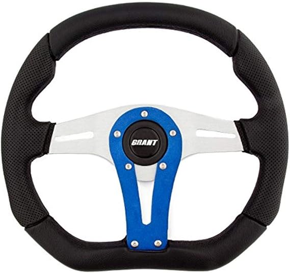 Grant 496 D-Series Racing Wheel with Blue Vertical Spoke
