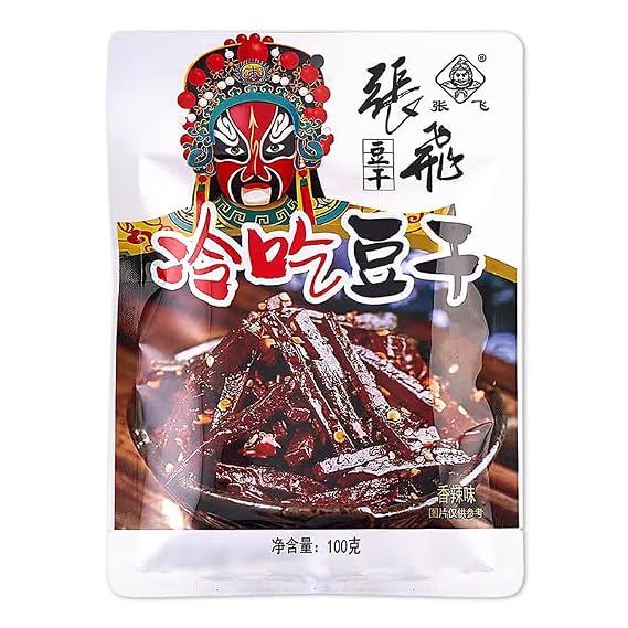 dried tofu spicy Spicy strip Latiao Chinese snacks Chinese food 100g/ bag X2 (7.05 oz)