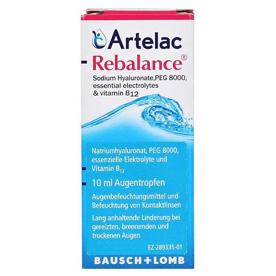 Artelac Rebalance Drops, 0.3 Fl Oz