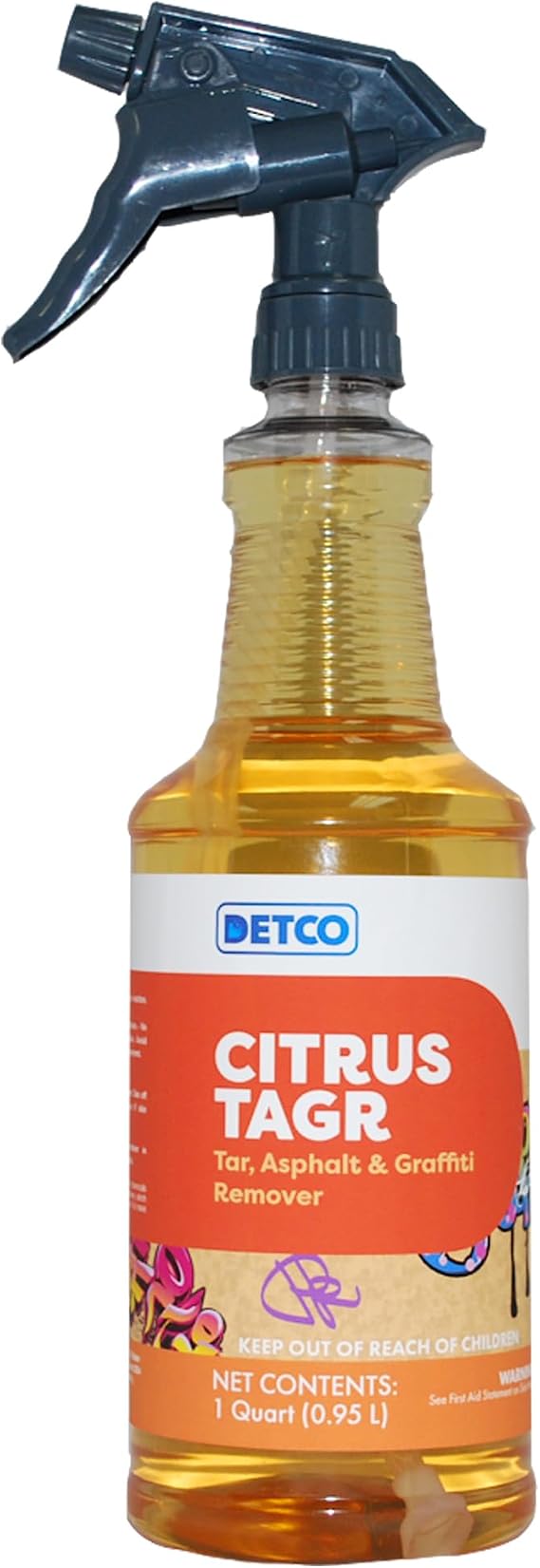 -CITRUS TAGR (Tar,Asphalt, Graffiti) REMOVER- D-Limonene Citrus Orange Cleaner, Degreaser & Deodorizer- 32 oz