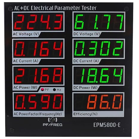 EPM5800-E AC220v/DC300v/10A Power/watt Meter/Test Power Supply/Driver/Efficiency