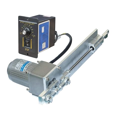 110V Reciprocating Gear Motor, DIY Design AC Linear Actuator Stroke 100mm 4inch 108 RPM & 15W AC Speed Controller Kits Professional Learning Operations