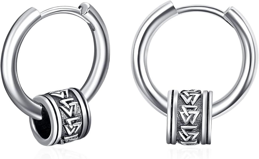 Small Hoop Earrings for Men Women 925 Sterling Silver Huggie Earrings Men Hypoallergenic Earring for Sensitive Ears