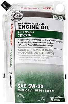MTD 4-Cycle Snow Thrower Oil - 28 oz.