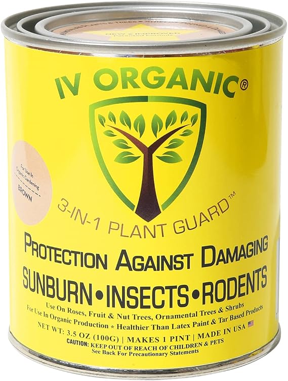 IV Organic 3-in-1 Plant Guard, 1 Pint (Brown)
