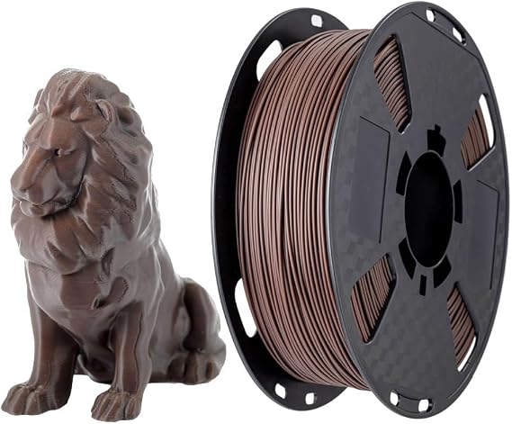 CC3D Max+ PLA Filament Chocolate Brown 1.75mm 1KG FDM 3D Printer Filament 3D Printing Material PLA Pro Plus Chocolate Brown Color