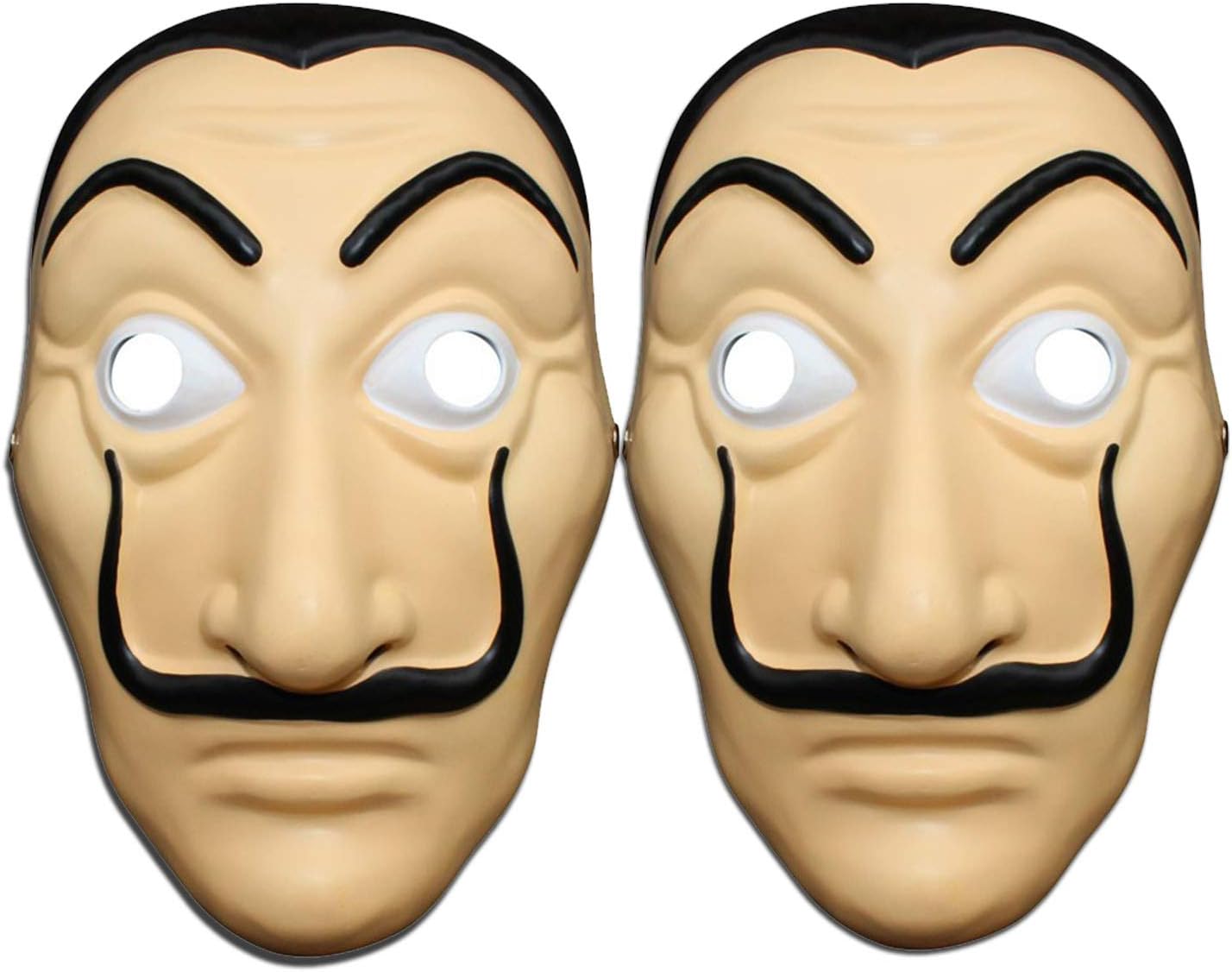 Money Heist Mask Dali Mask Unisex Costume Salvador Dali Cosplay for Halloween
