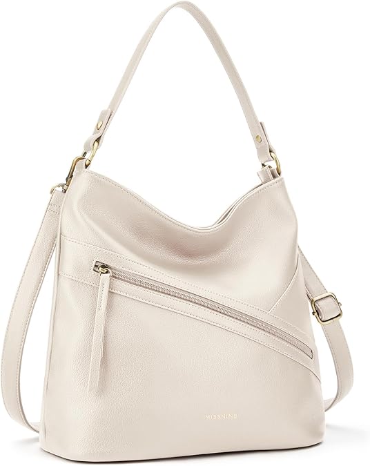 Missnine Hobo Bag Purses and Handbags for Women Top Handle Handbags with Pocket Zipper